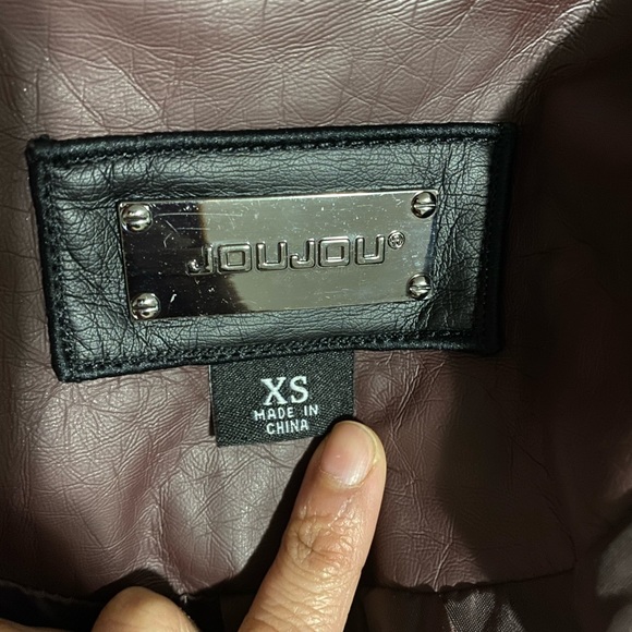 Brand new Jou Jou Faux-Leather Jacket - Picture 5 of 7